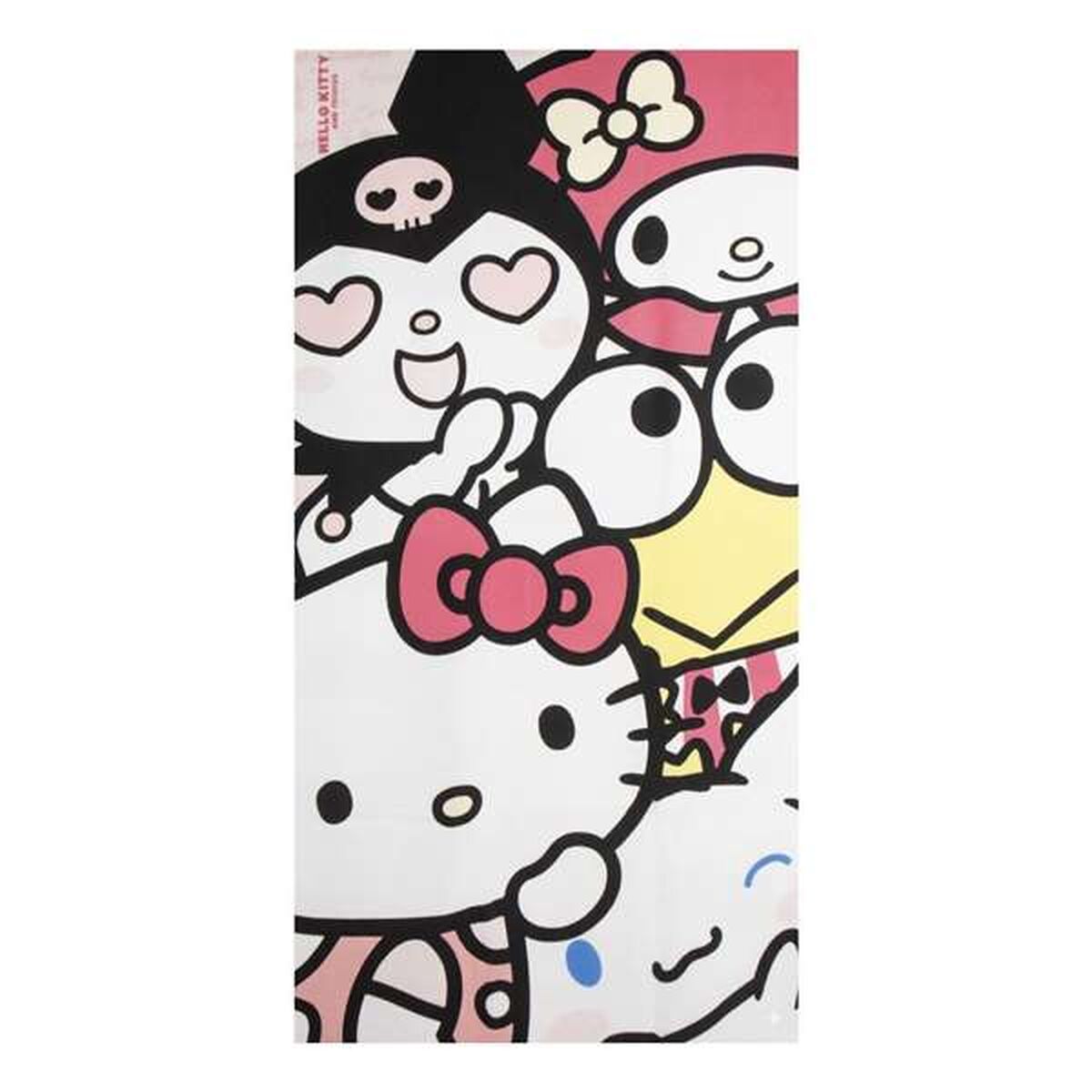 Toalha de Praia Hello Kitty Rosa Claro 70 x 140 cm