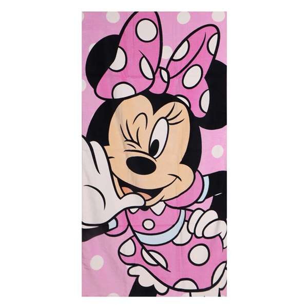 Toalha de Praia Minnie Mouse Cor de Rosa 70 x 140 cm