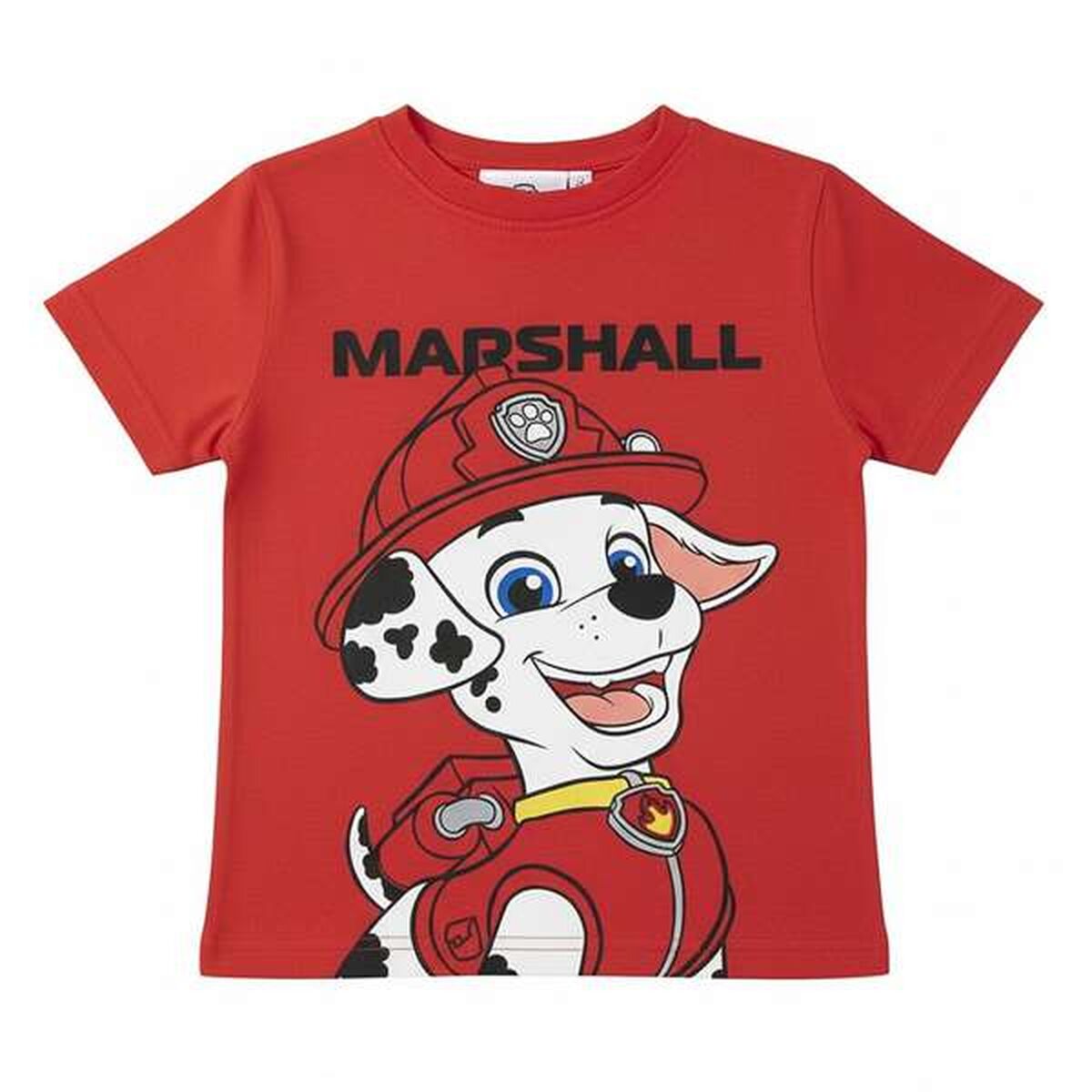 Camisola de Manga Curta Infantil The Paw Patrol Vermelho