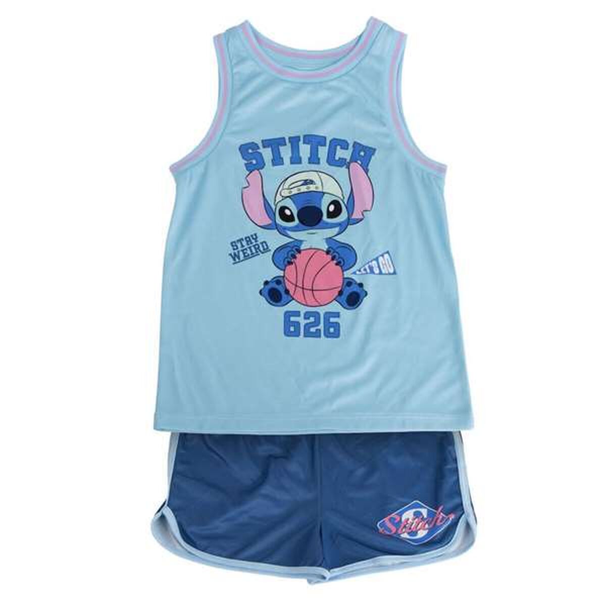 Conjunto de Vestuário Stitch Azul