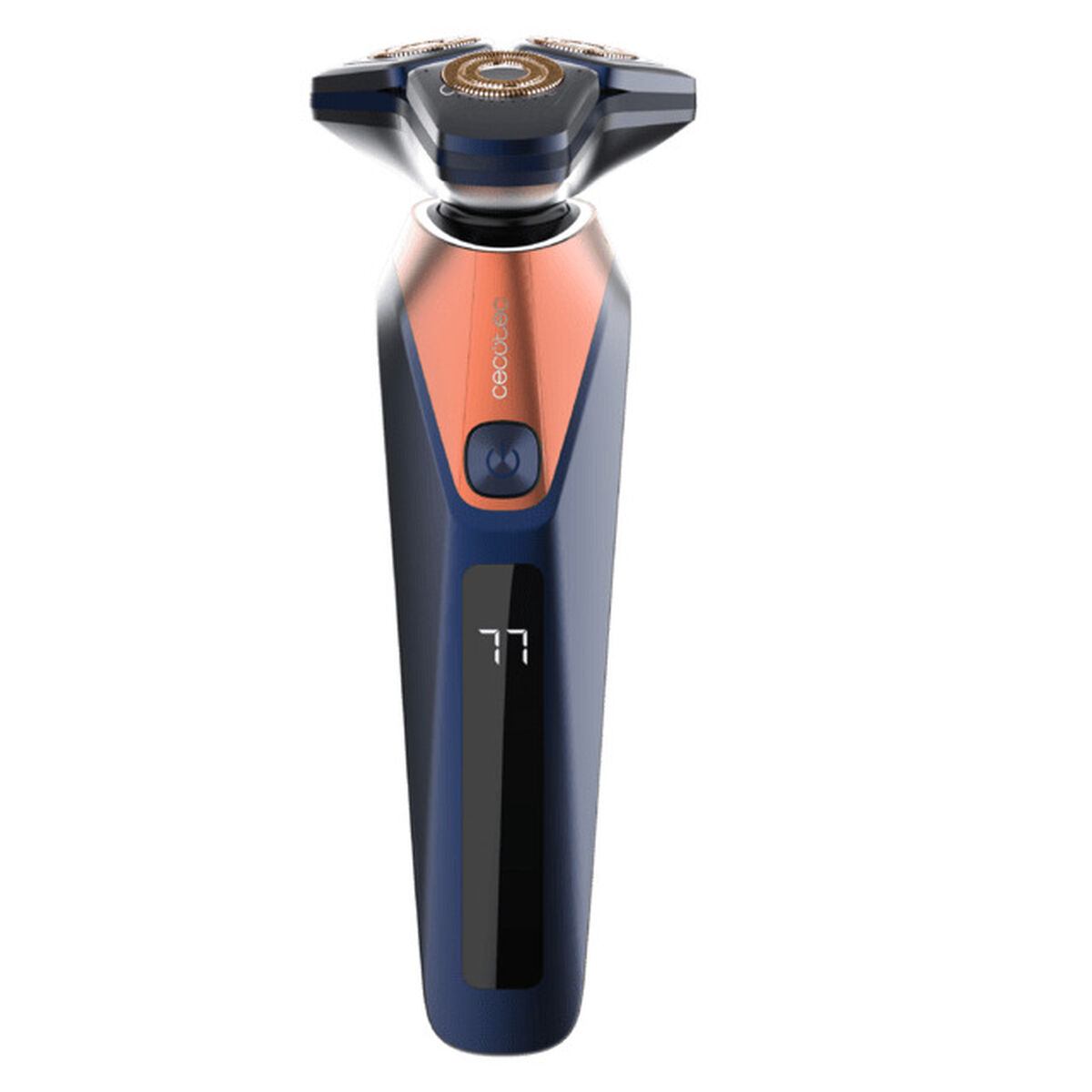 Cecotec Máquina de Barbear Elétrica PrecisionCare Saphire Pro Titânio IPX7 Base Autolimpeza