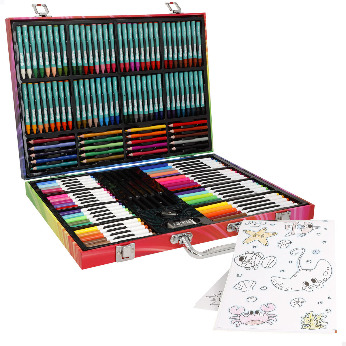Conjunto de Desenho Colorbaby (4 Unidades) (130 Peças)