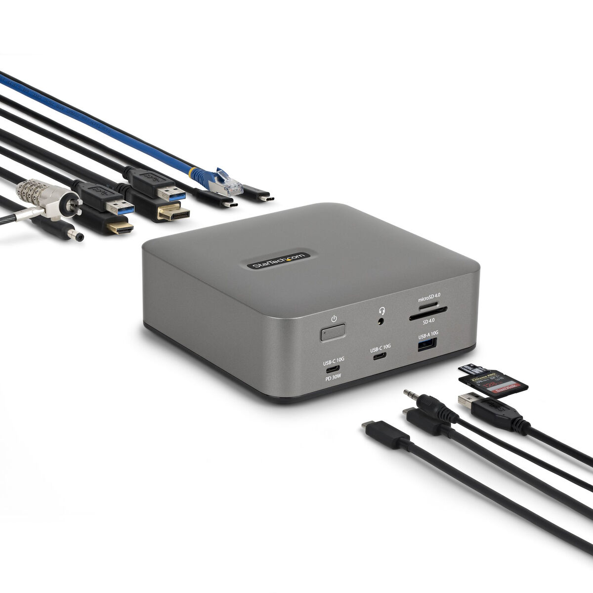 Hub USB Startech 215UE-TB5USB4DOCK Cinzento