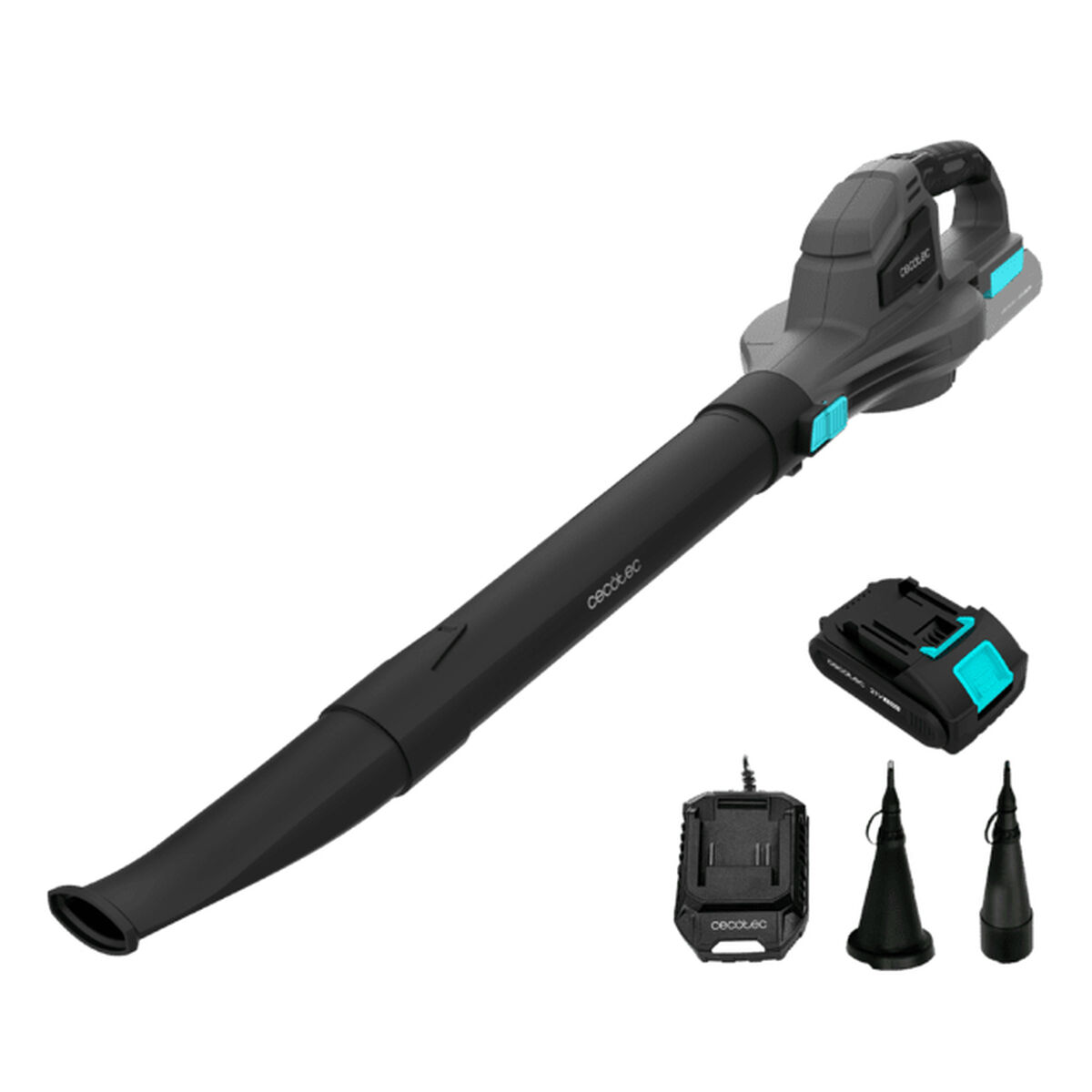 Soprador a bateria Cecotec AirForce 2500 Agile 21V ultraleve velocidade ajustável 241km/h