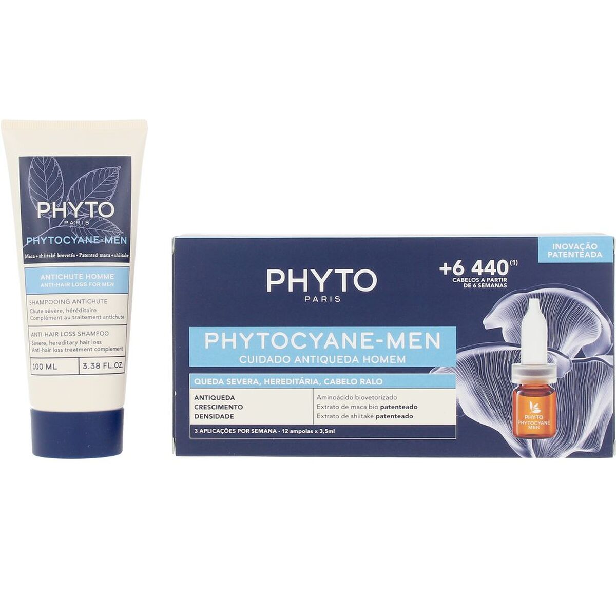 Tratamento Antiqueda Phyto Paris PHYTOCYANE 2 Peças