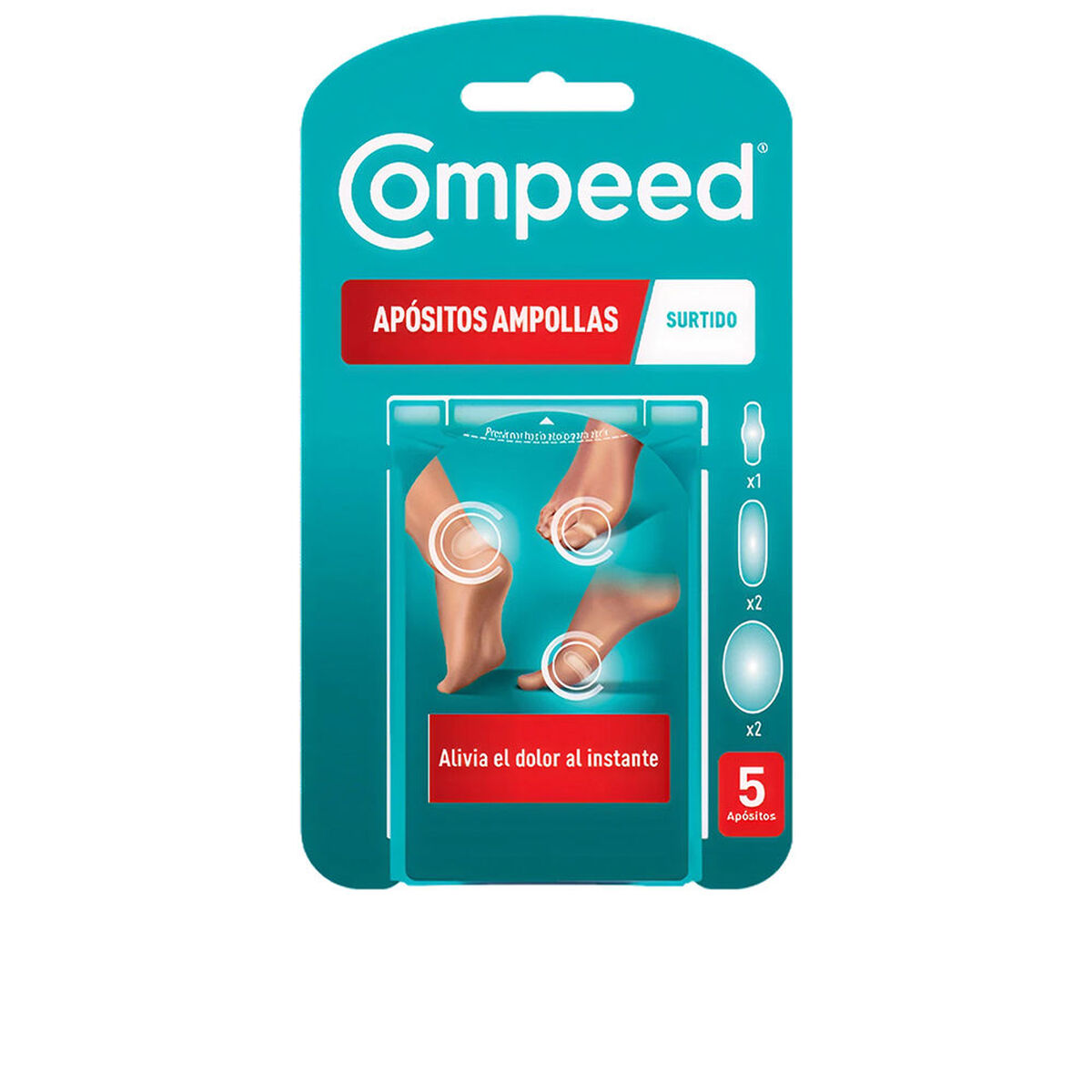 Pensos para bolhas Compeed AMPOLLAS 5 Unidades