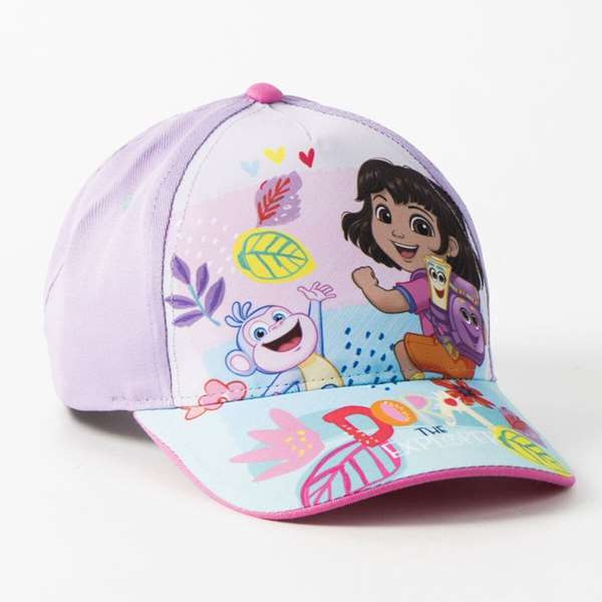 Boné Infantil Dora The Explorer Roxo