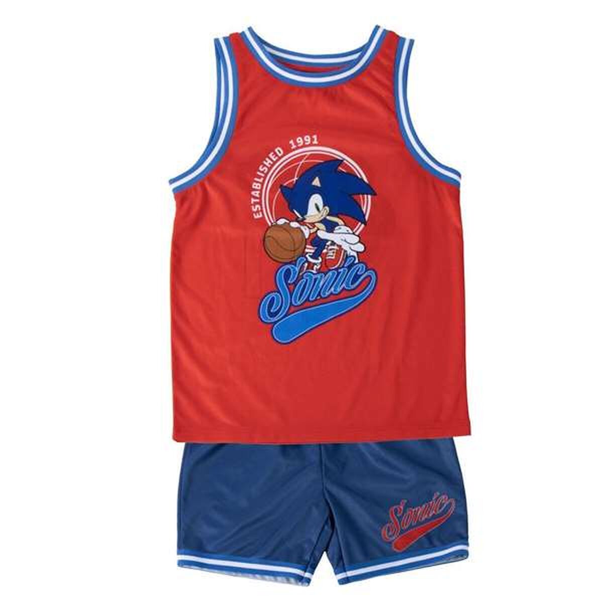 Conjunto de Vestuário Sonic Azul