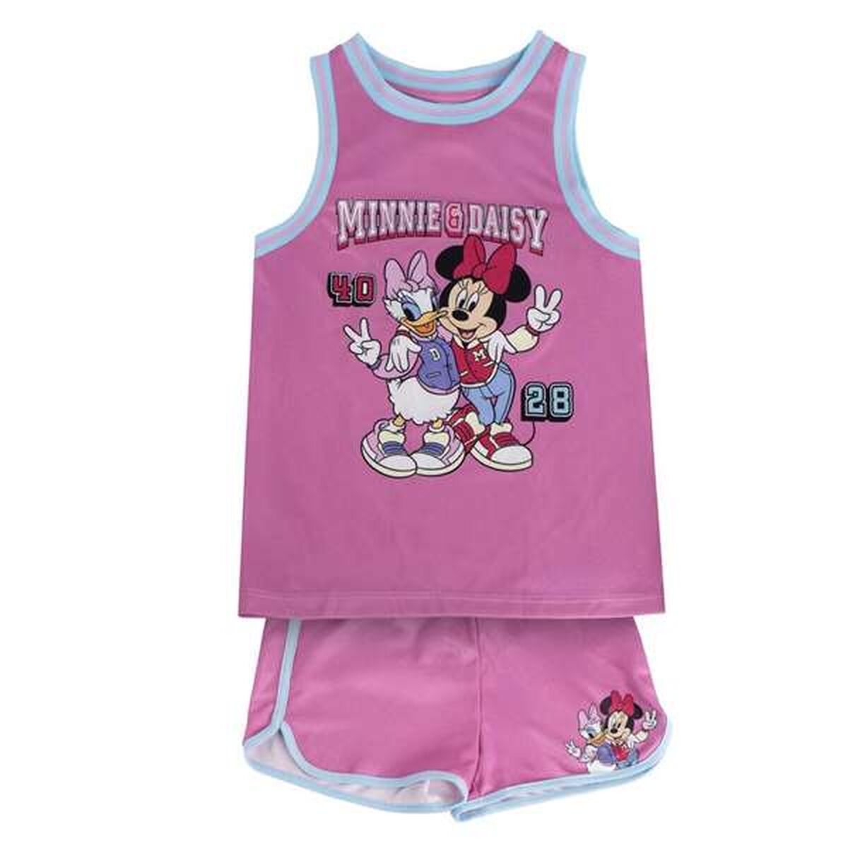 Conjunto de Vestuário Minnie Mouse Cor de Rosa