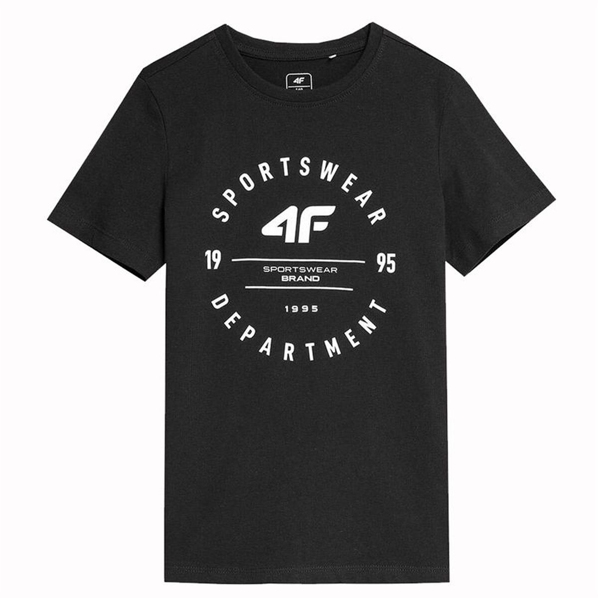 Camisola de Manga Curta Infantil 4F M294 Preto