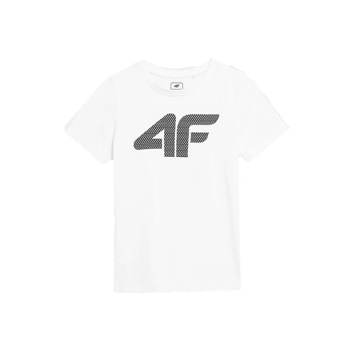 Camisola de Manga Curta Infantil 4F Branco
