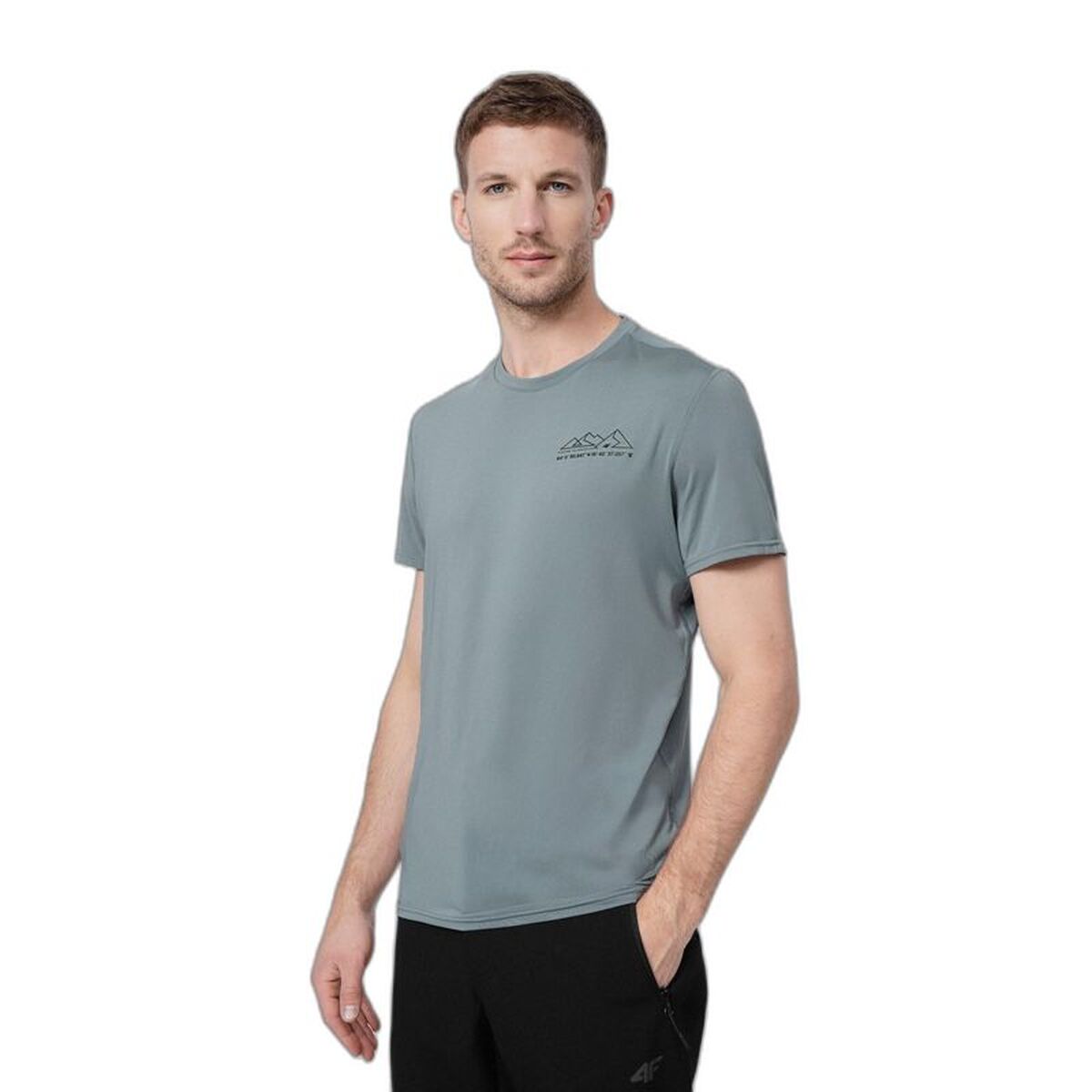 Camisola de Manga Curta 4F Fnk M209 Cinzento