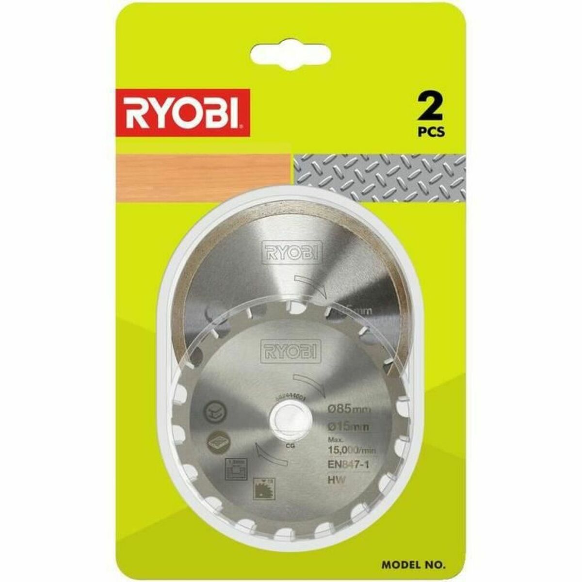 Lâmina de Serra Ryobi RAKMMS02K (2 Unidades)
