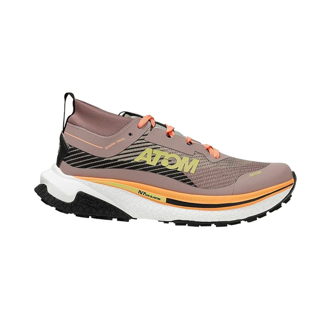 Tênis de trail para homem (corrida em montanha) Atom AT139 Shark Trail Blast Marrom claro