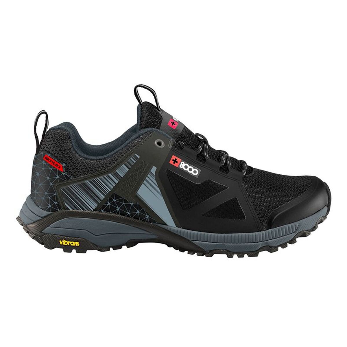 Ténis de trail para mulheres +8000 Tabin Preto