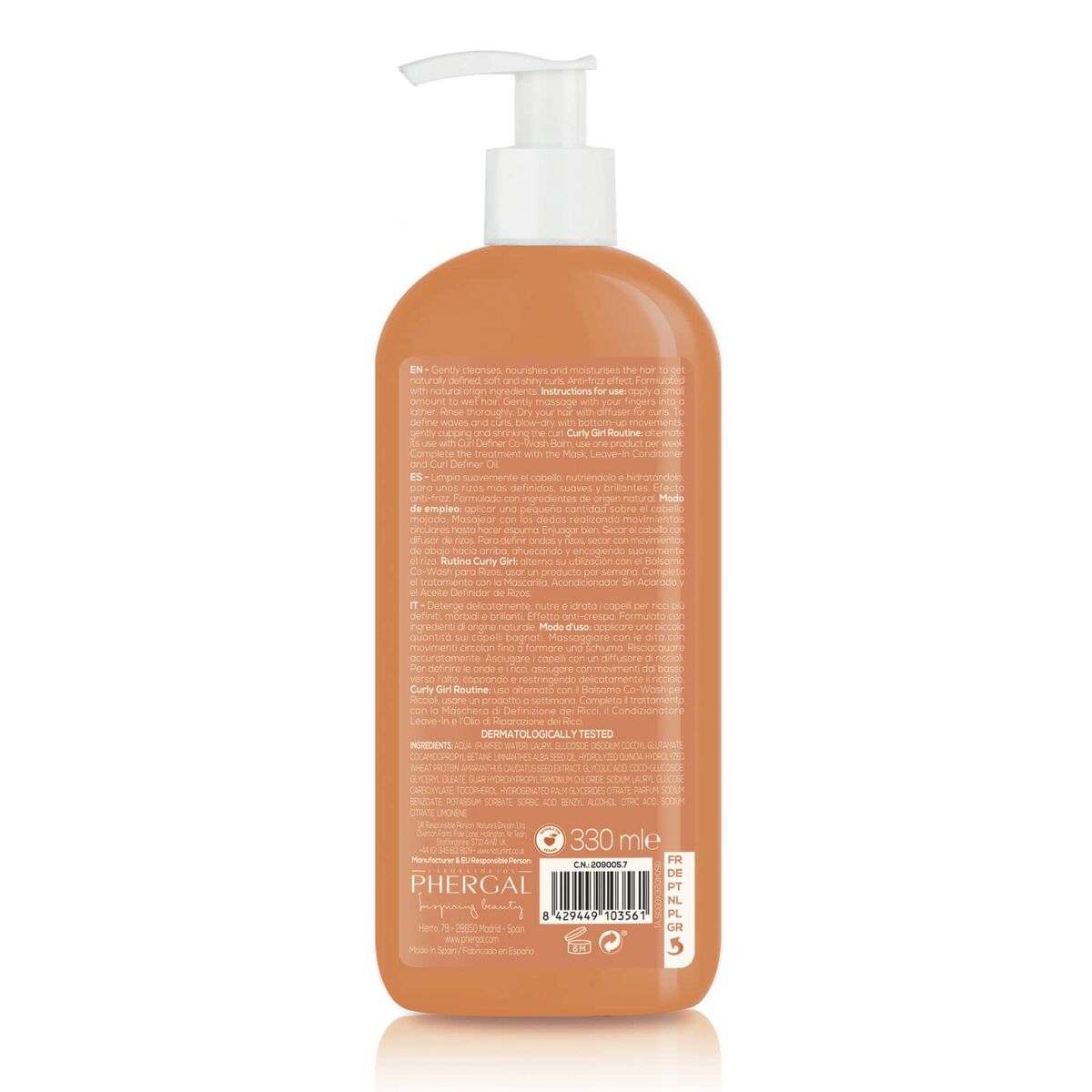 Champô Naturtint CURLY 330 ml