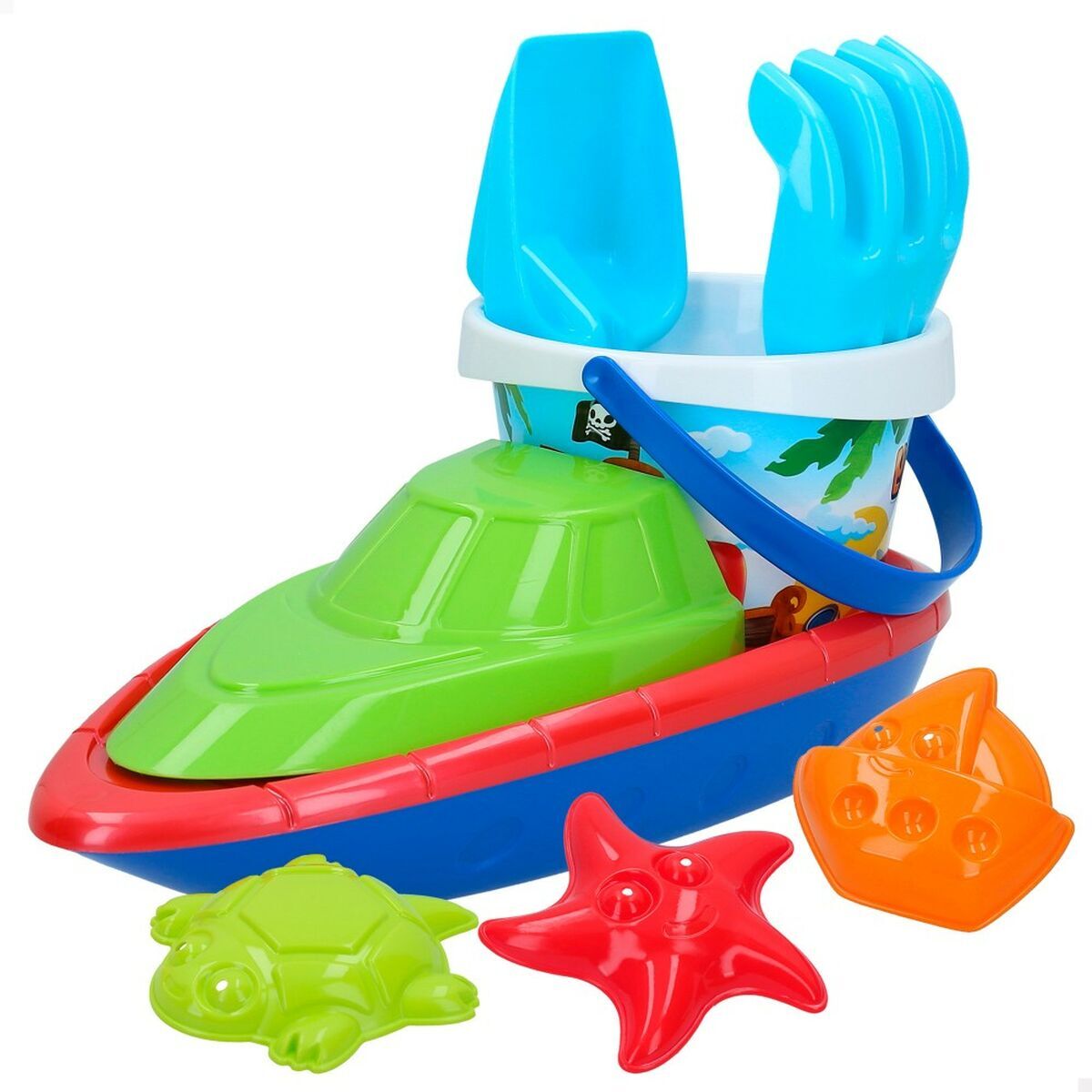 Conjunto de brinquedos de praia Colorbaby