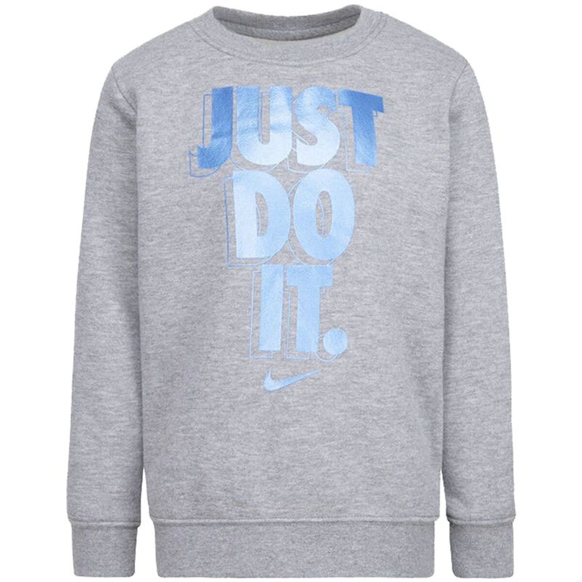 Camisola sem Capuz Menina Nike Gifting Cinzento claro
