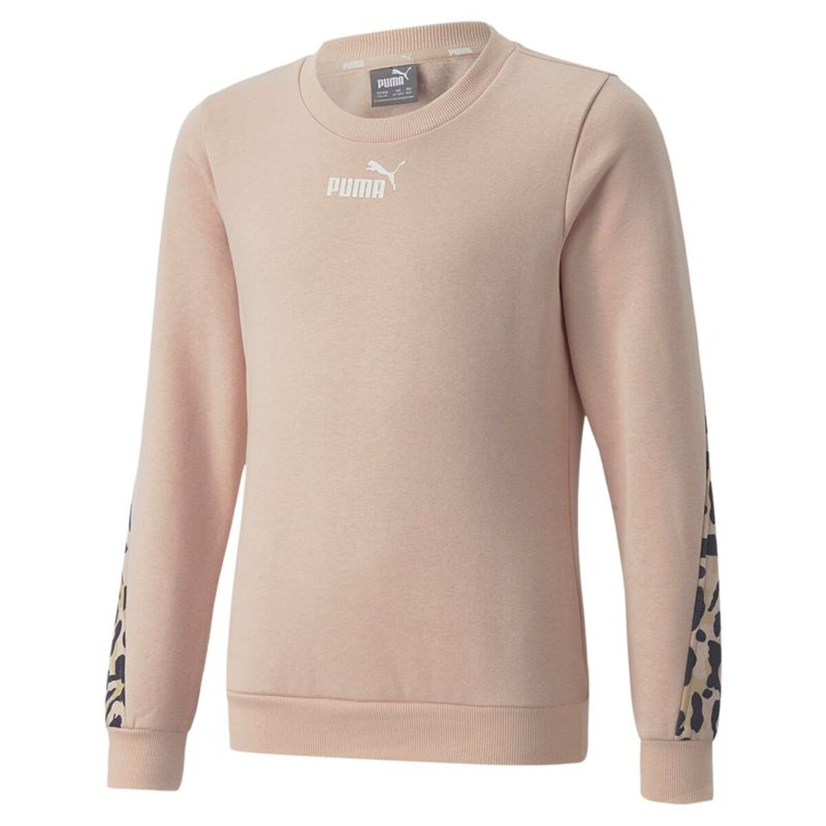 Camisola sem Capuz Menina Puma Alpha Crew Neck Cor de Rosa