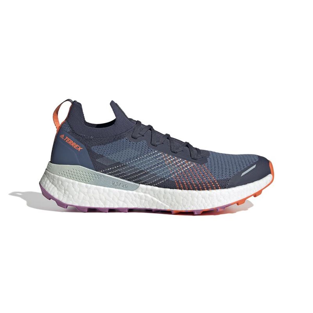 Tênis de trail para homem (corrida em montanha) Adidas Terrex Two Ultra Prime Azul escuro