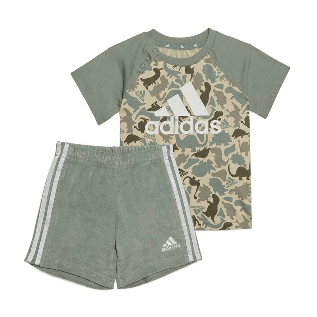 Conjunto de Vestuário Adidas I Aop Co T Set Multicolor