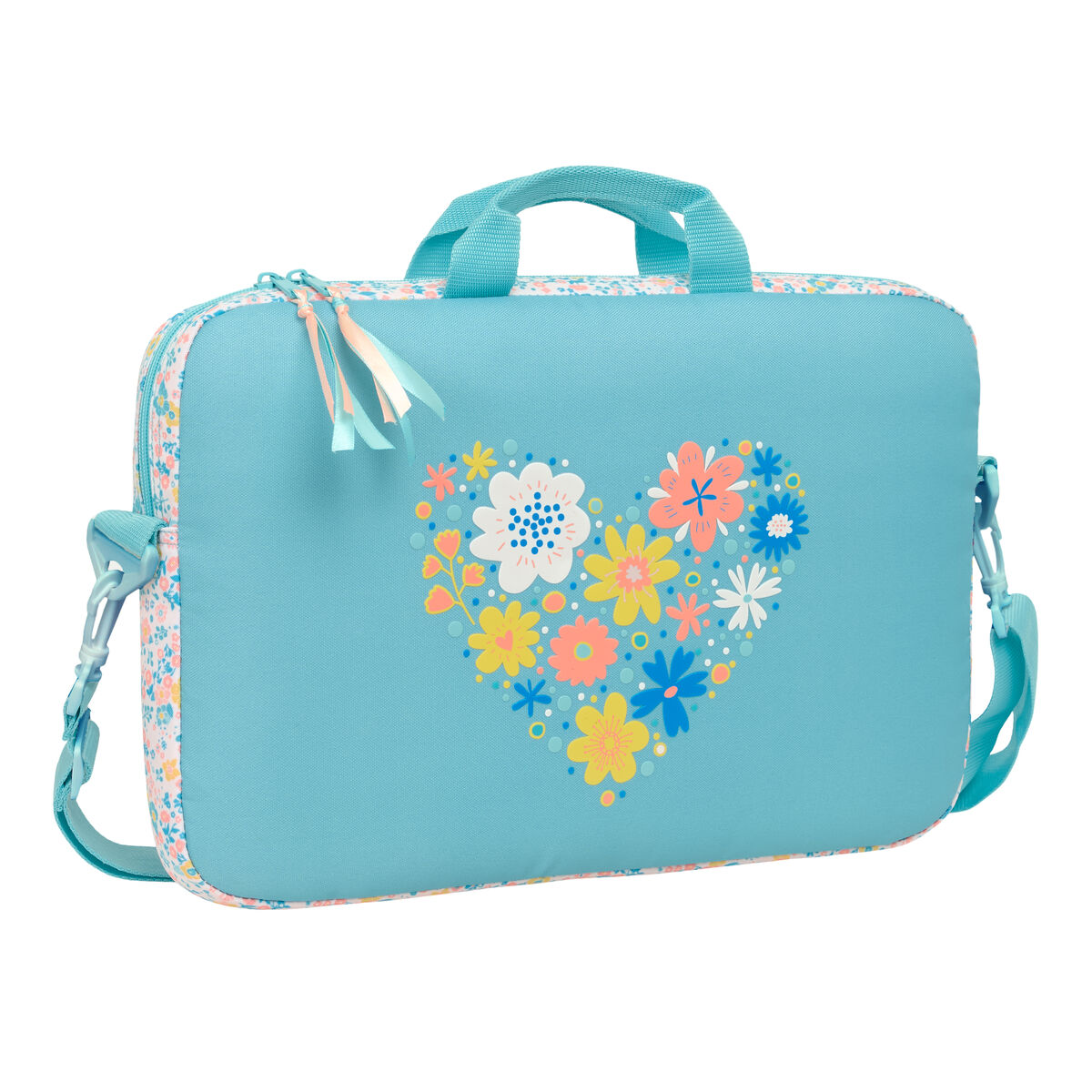 Mala para Portátil Moos Fiori Multicolor 40 x 27 x 4 cm