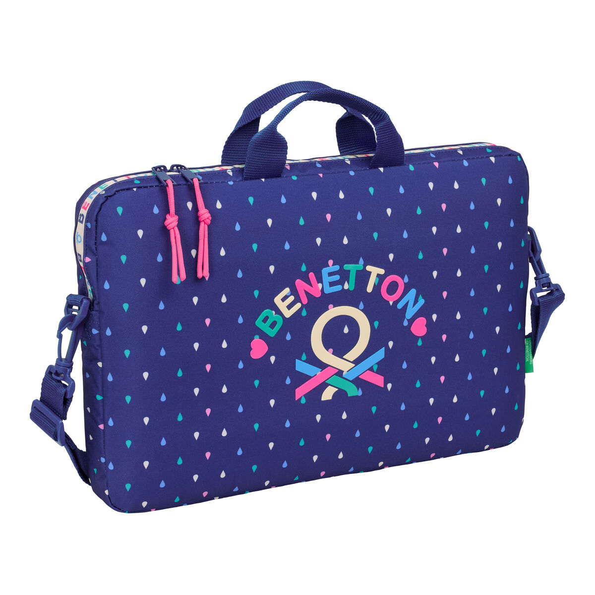 Mala para Portátil Benetton Drop Multicolor 40 x 27 x 4 cm