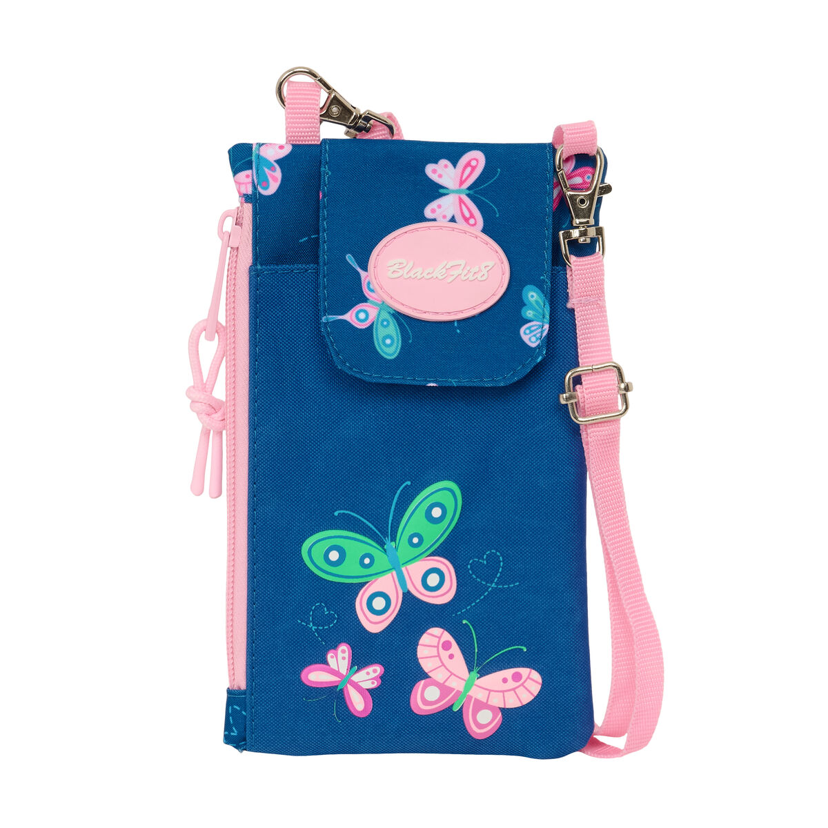 Porta-moedas BlackFit8 Mariposas Multicolor