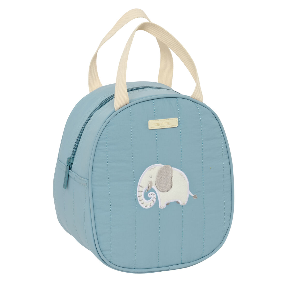 Porta-merendas Térmico Safta Elefante Azul 19 x 22 x 14 cm