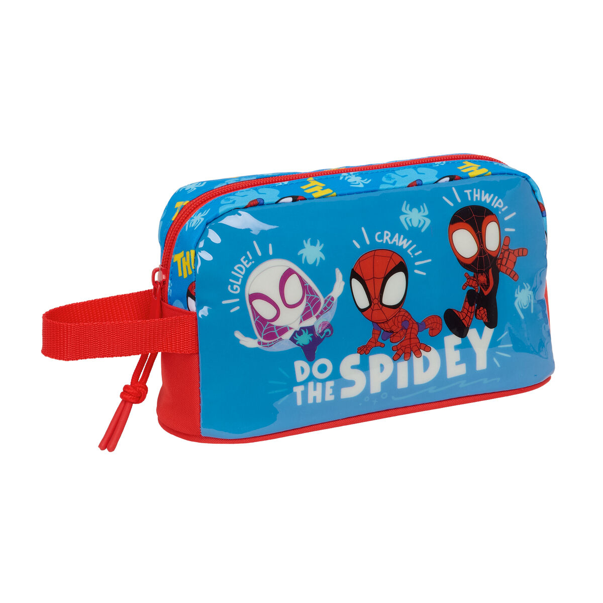 Porta-merendas Térmico Spider-Man Azul Vermelho 21,5 x 12 x 6,5 cm
