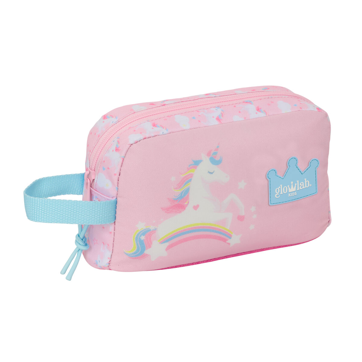 Porta-merendas Térmico Glow Lab Cor de Rosa 21,5 x 12 x 6,5 cm