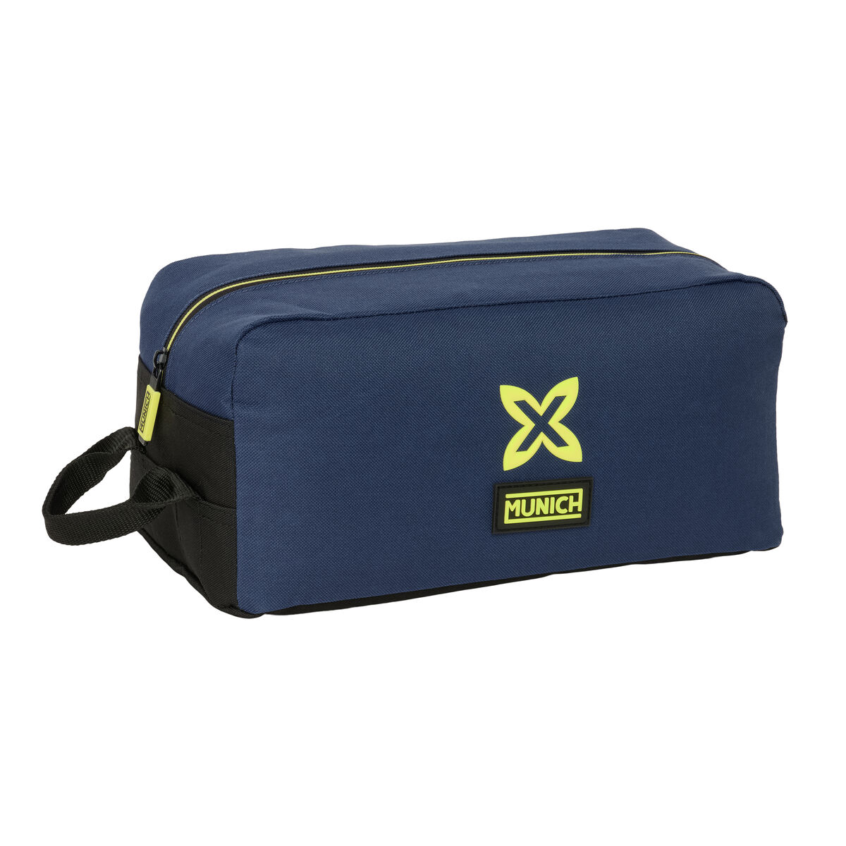 Bolsa para Sapatos de Viagem Munich Track Azul Preto 34 x 15 x 18 cm