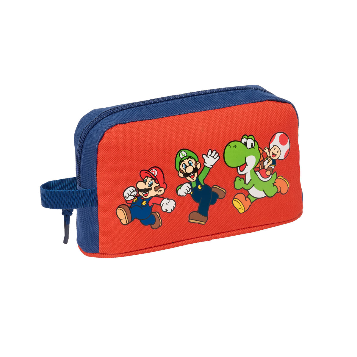 Porta-merendas Térmico Super Mario Mamma mia Vermelho Azul Marinho 21,5 x 12 x 6,5 cm