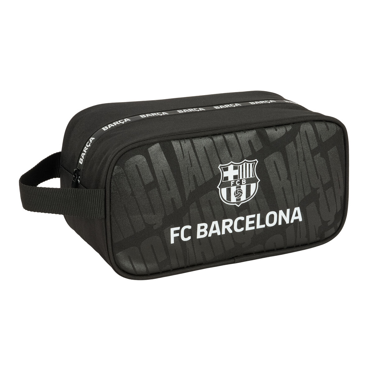 Bolsa para Sapatos de Viagem F.C. Barcelona Preto 29 x 15 x 14 cm