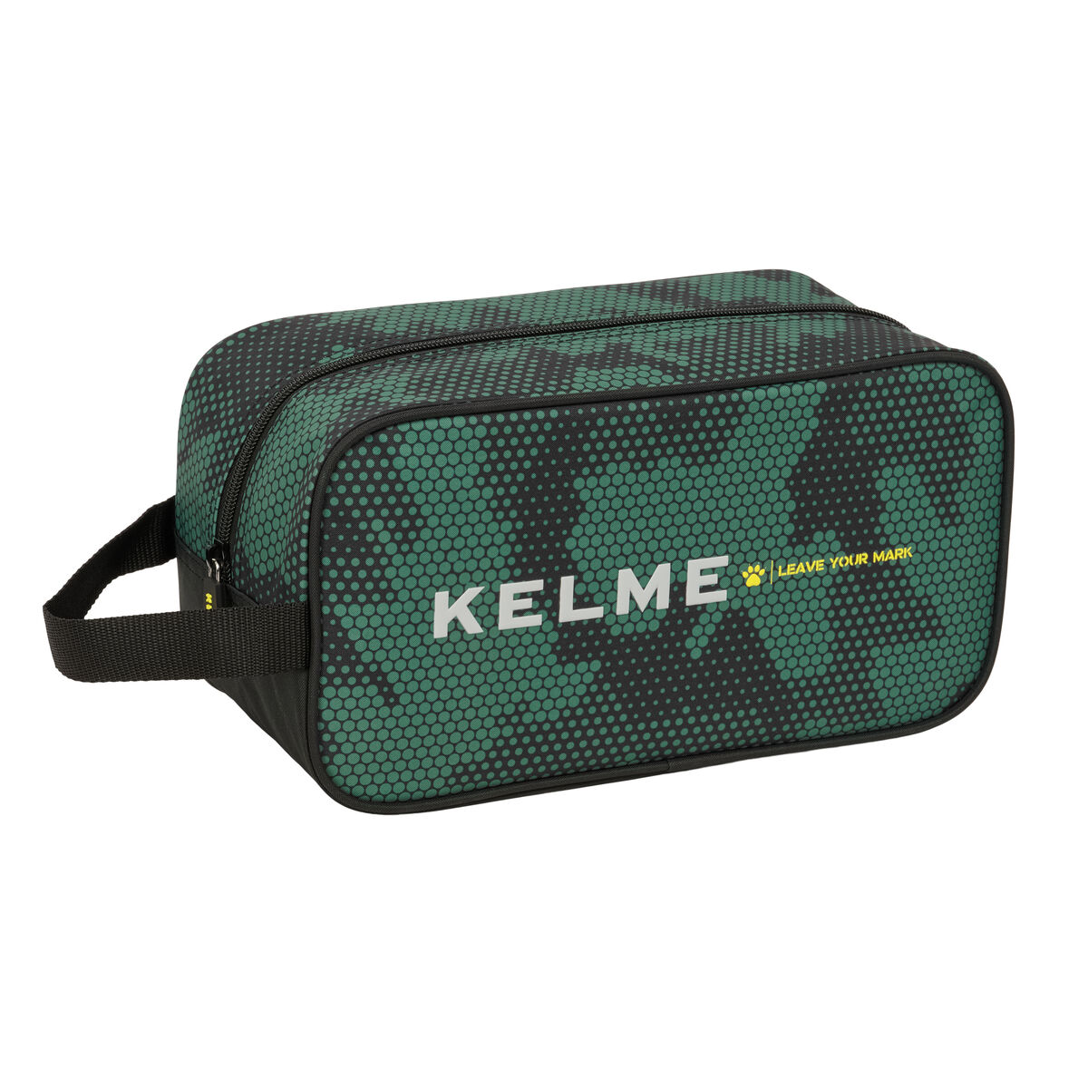 Bolsa para Sapatos de Viagem Kelme Camo Preto Verde 29 x 15 x 14 cm