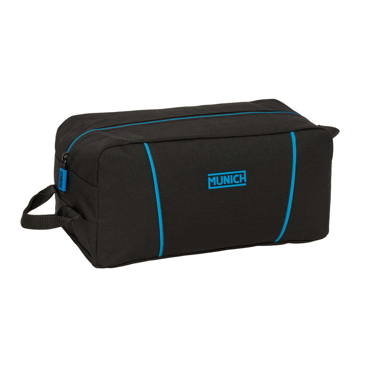 Bolsa para Sapatos de Viagem Munich Road Azul Preto 34 x 15 x 18 cm