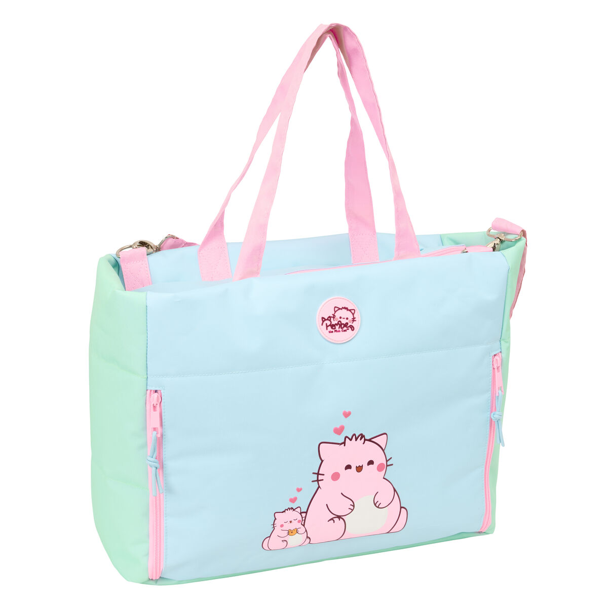 Mala para Portátil Pembe The pink cat Multicolor 40 x 31 x 17 cm