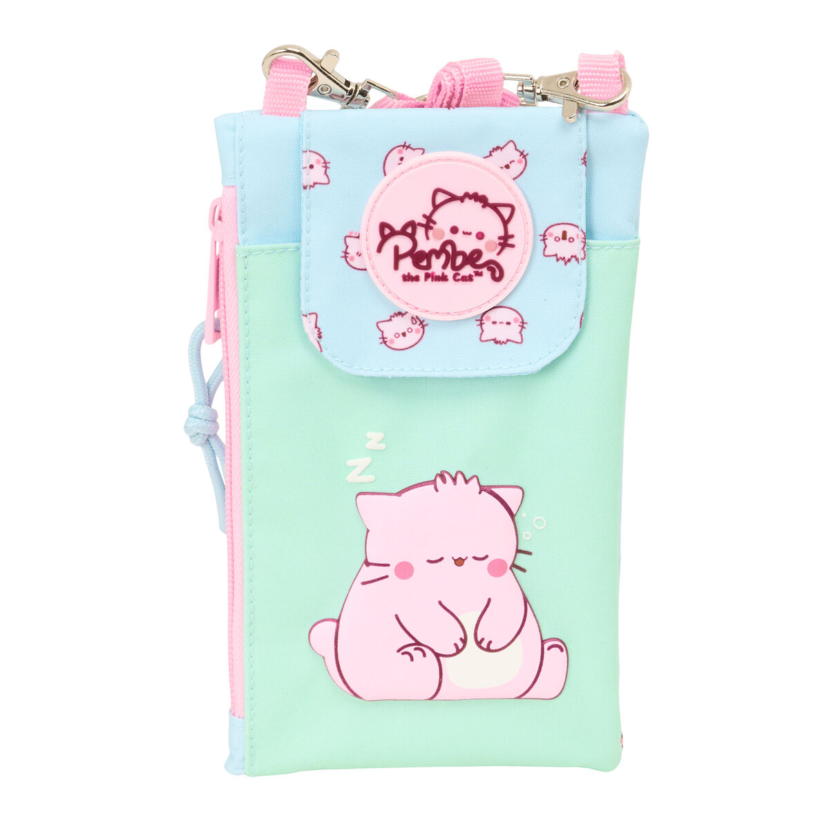 Porta-moedas Pembe The pink cat Multicolor