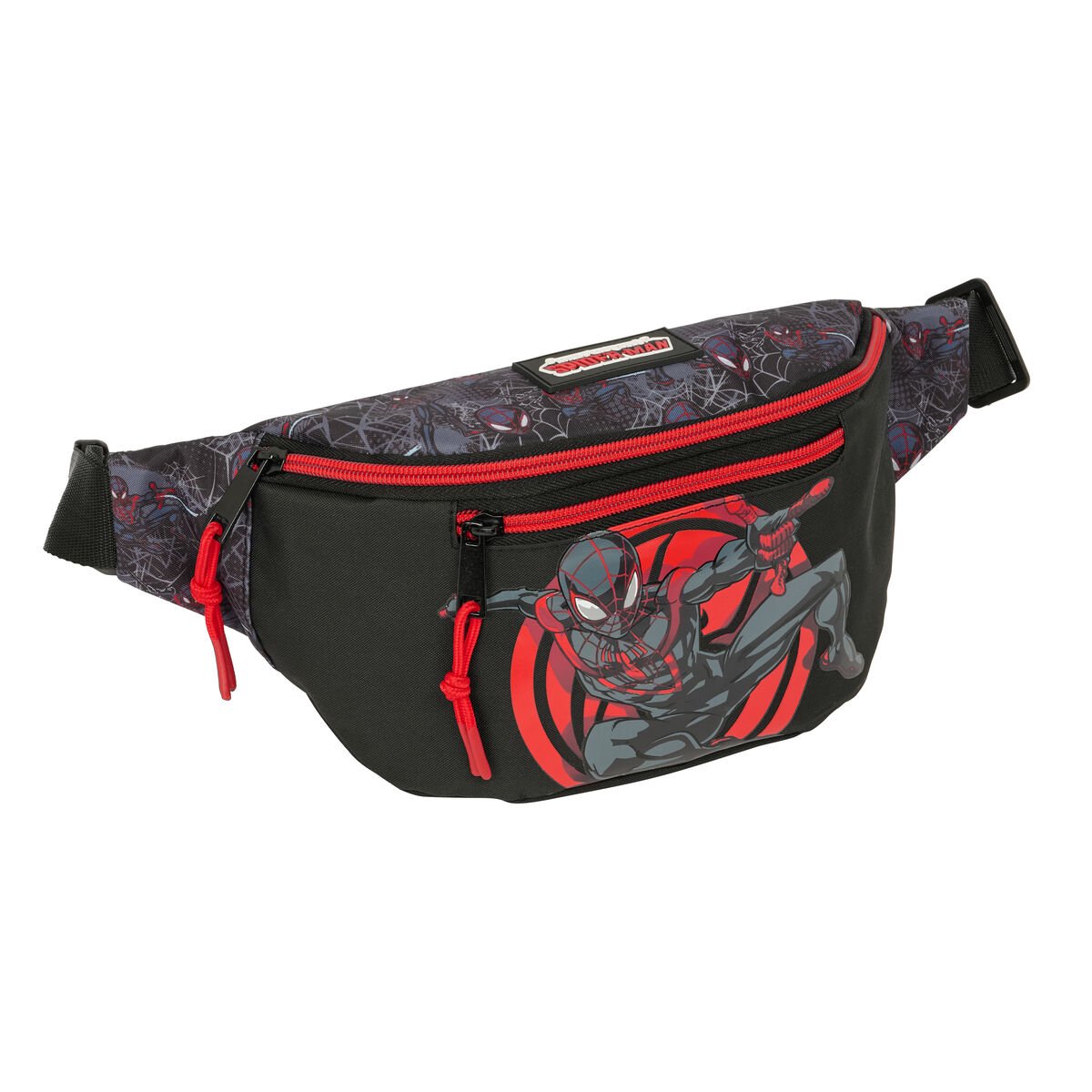 Bolsa de Cintura Spider-Man Preto 23 x 12 x 9 cm