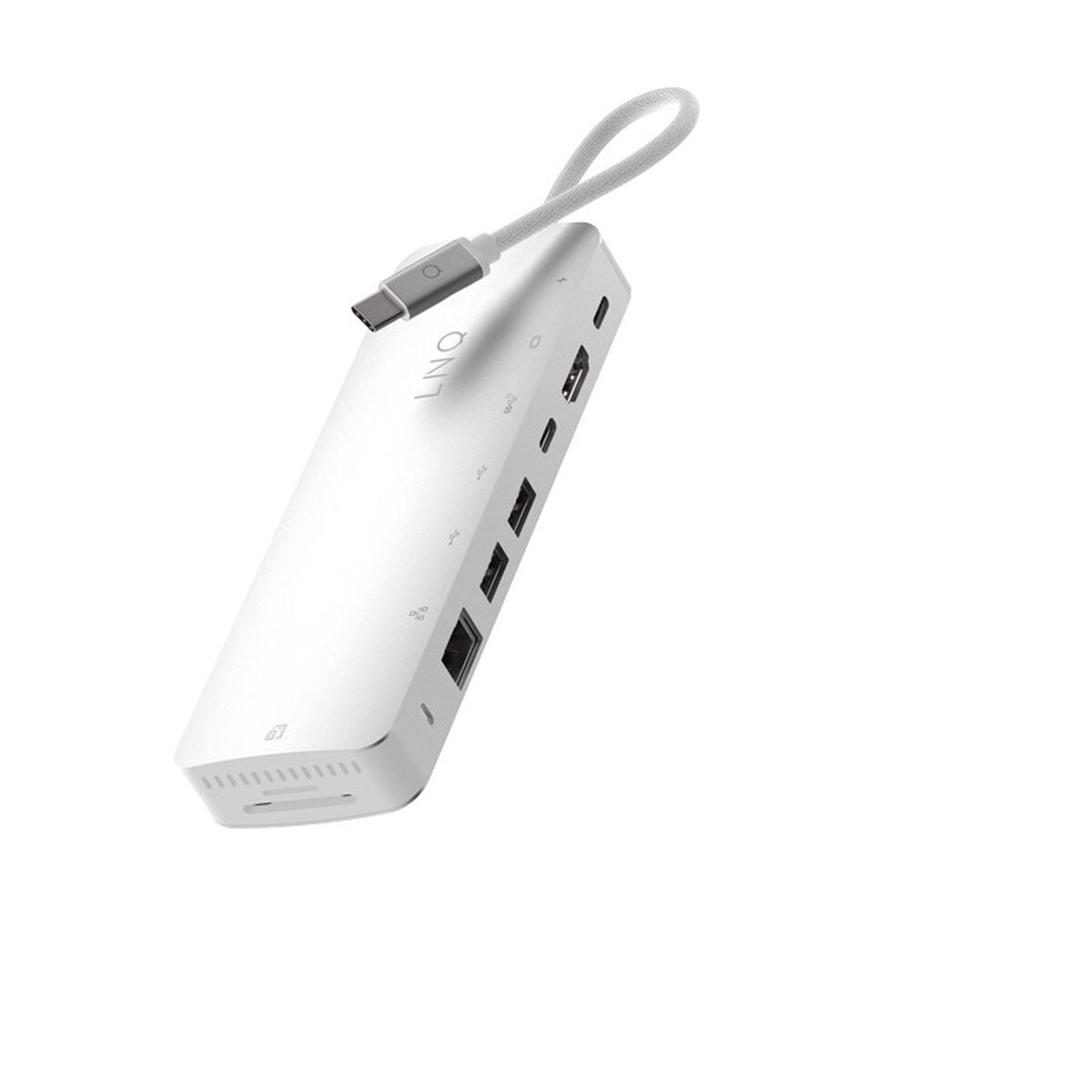 Hub USB LINQ LQ49091PS Cinzento