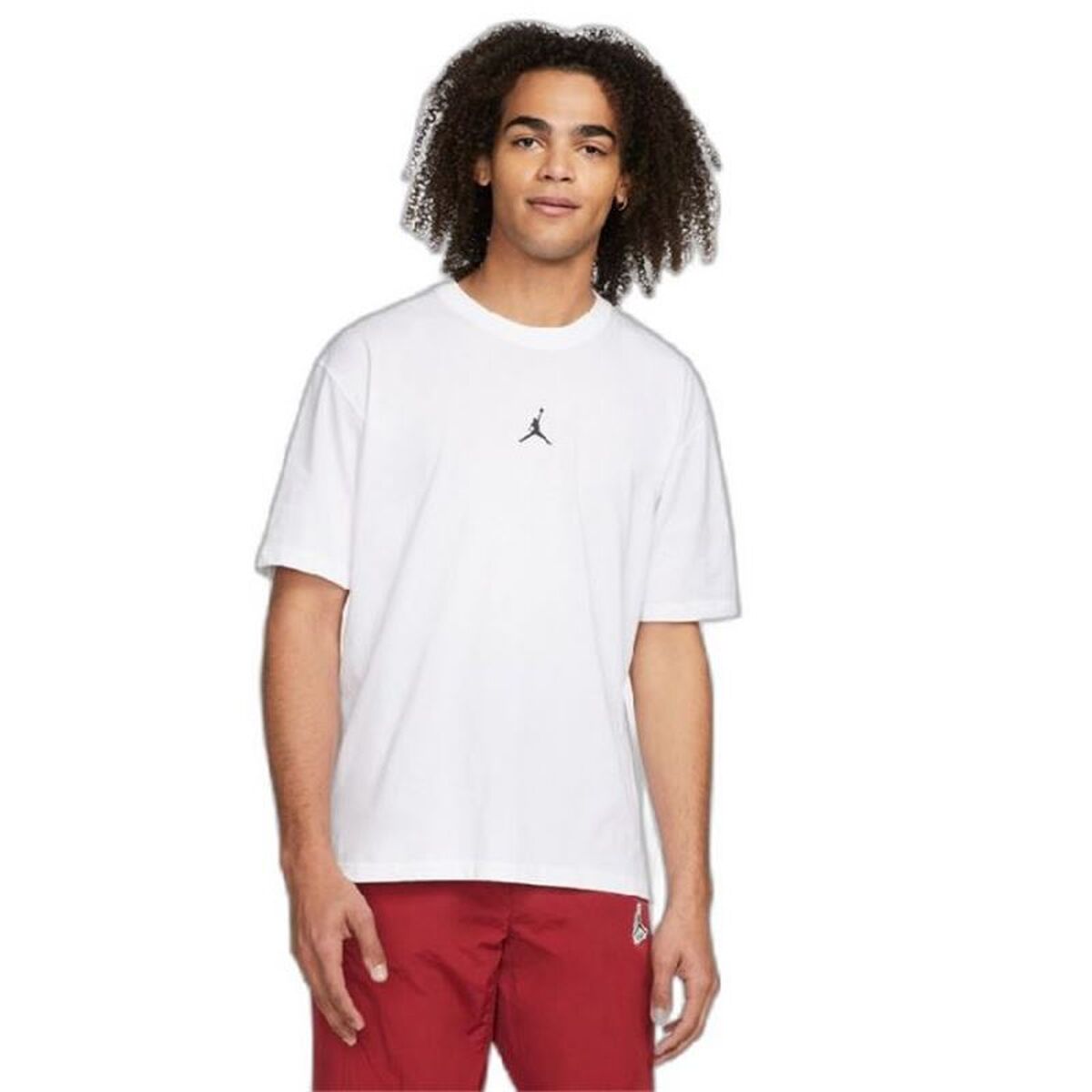 Camisola de Manga Curta Homem Nike Jordan Sport Dri-FIT Branco