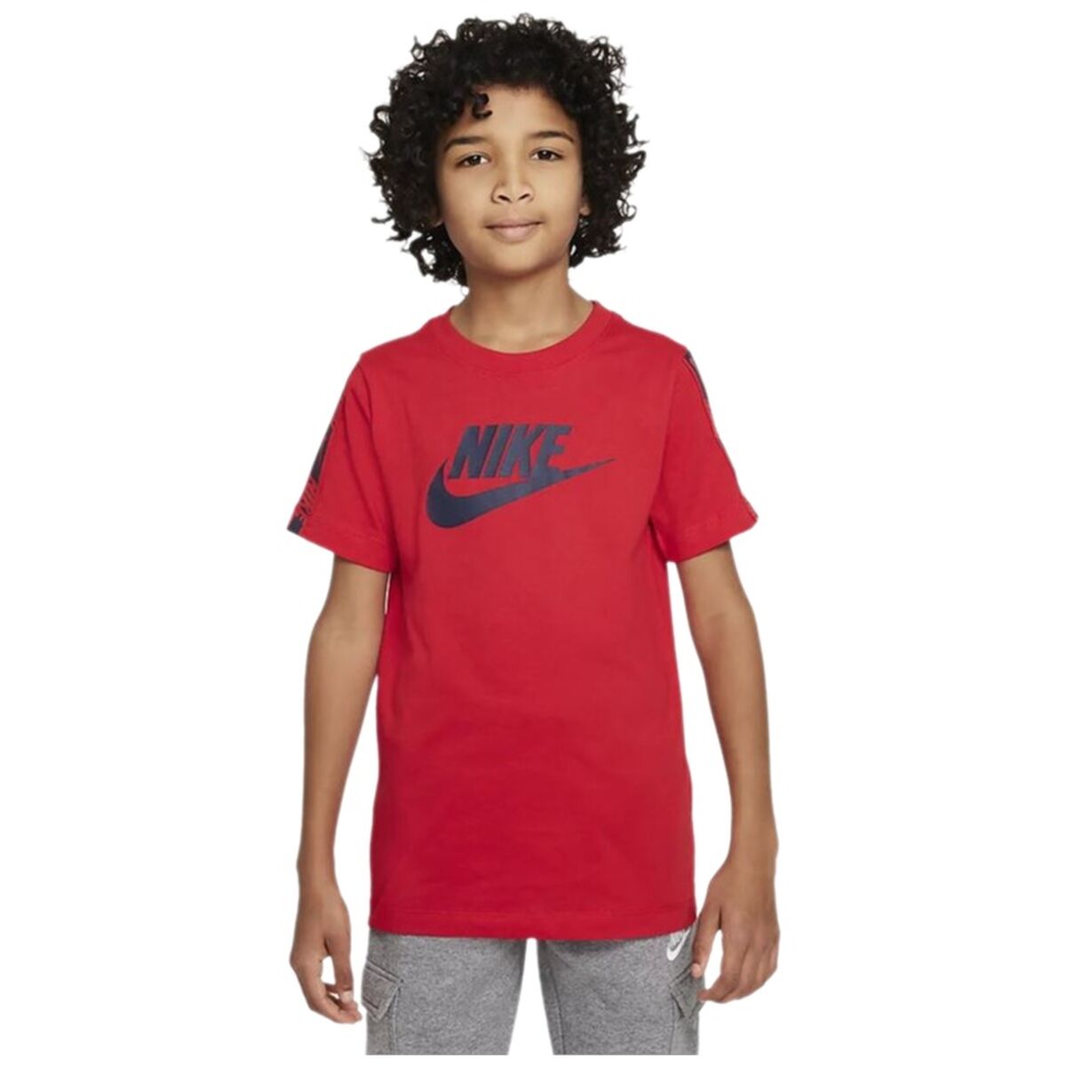 Camisola de Manga Curta Infantil Nike Vermelho