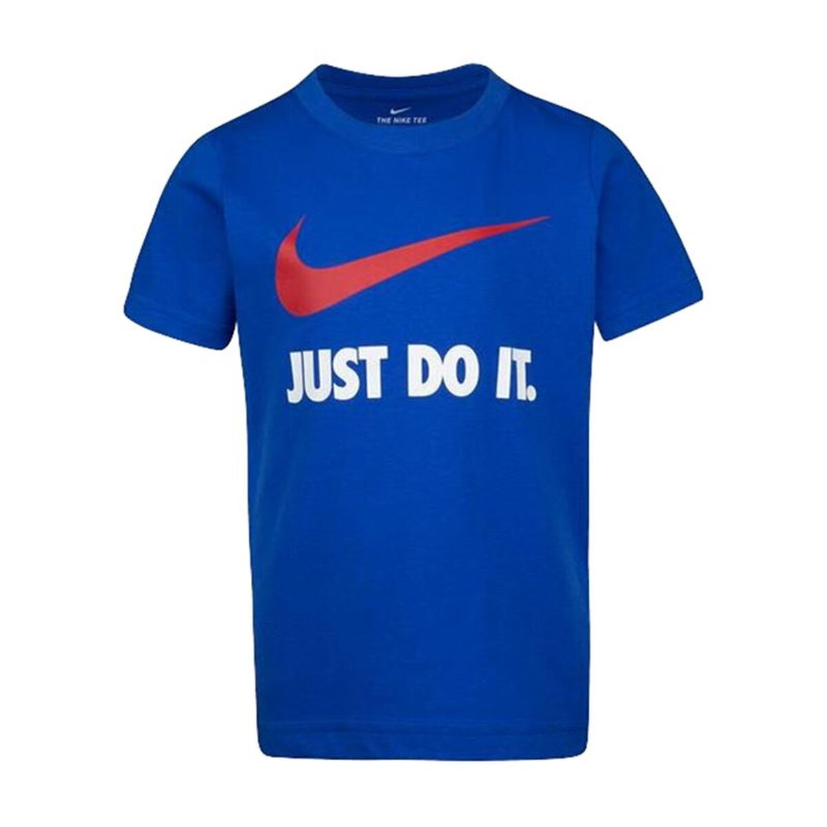 Camisola de Manga Curta Infantil Nike NKB Swoosh Azul