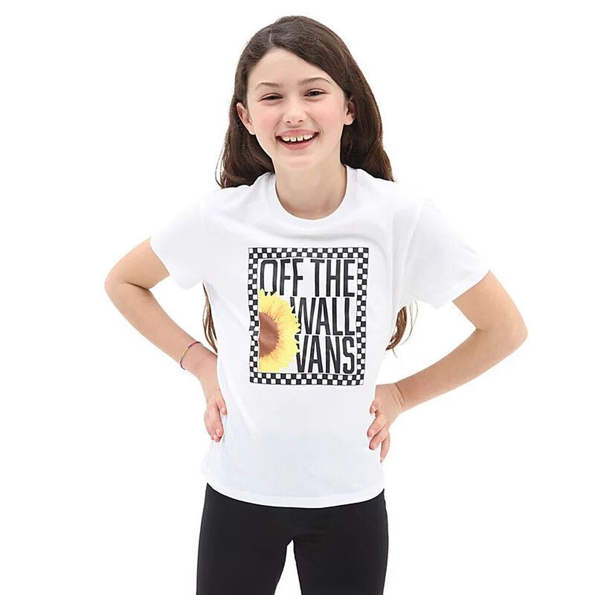 Camisola de Manga Curta Infantil Vans Sunlit Crew