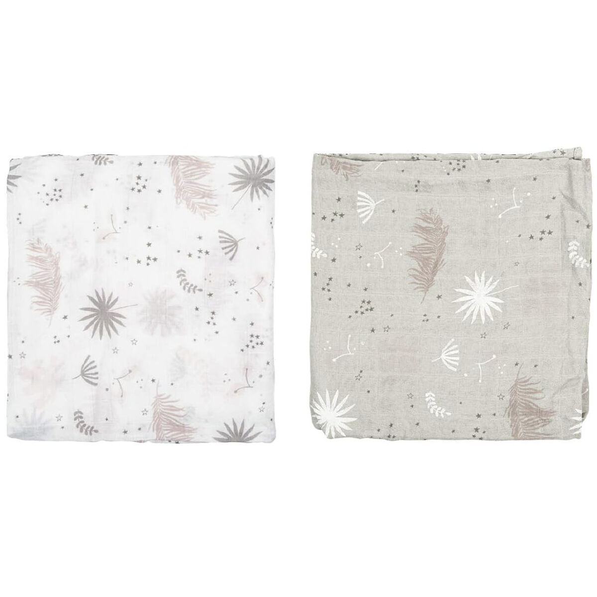 Musselina Pirulos 548 FLAMINGO 385 01 Branco 2 Peças