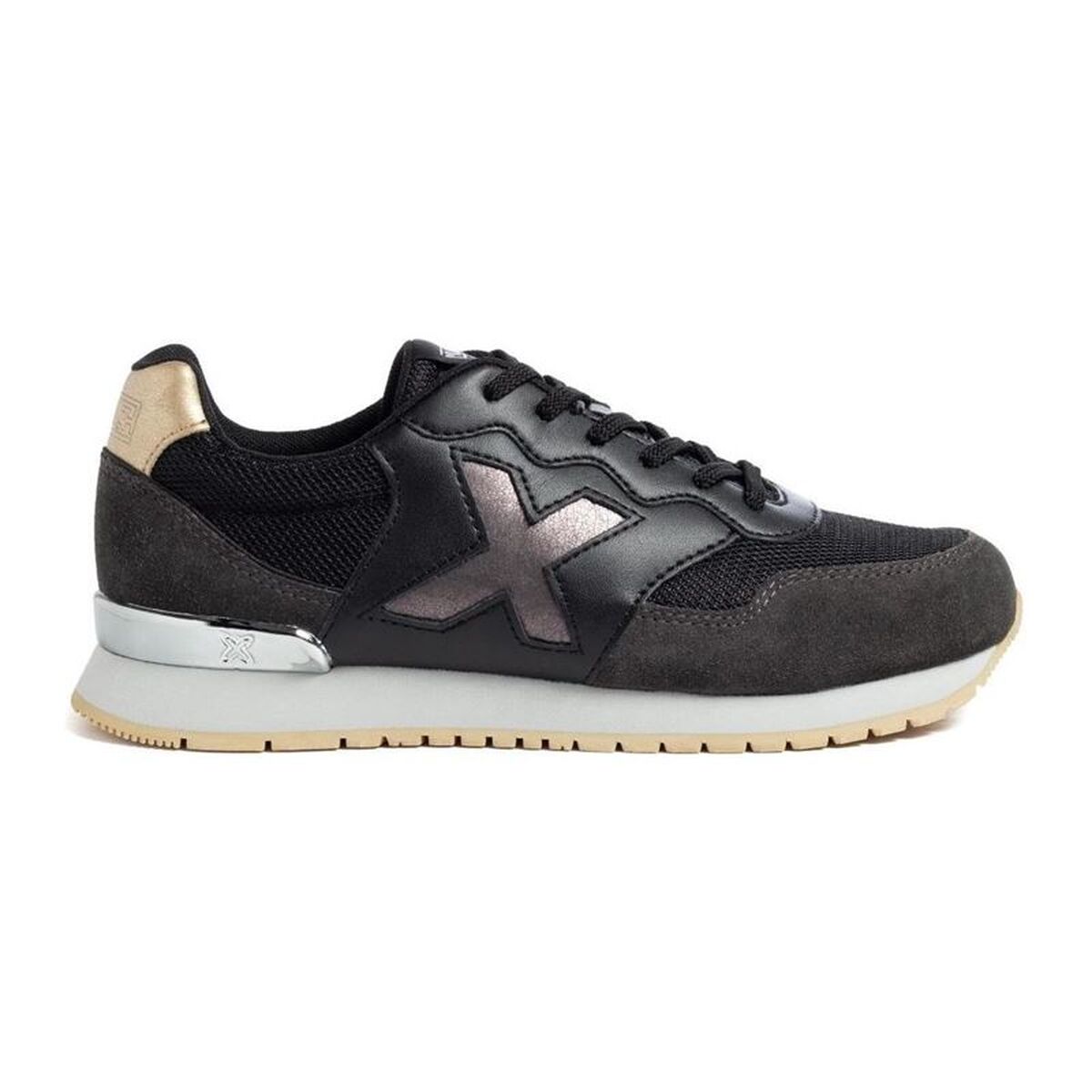 Ténis Casual de Mulher Munich Dash Pemium Laces 107 Preto