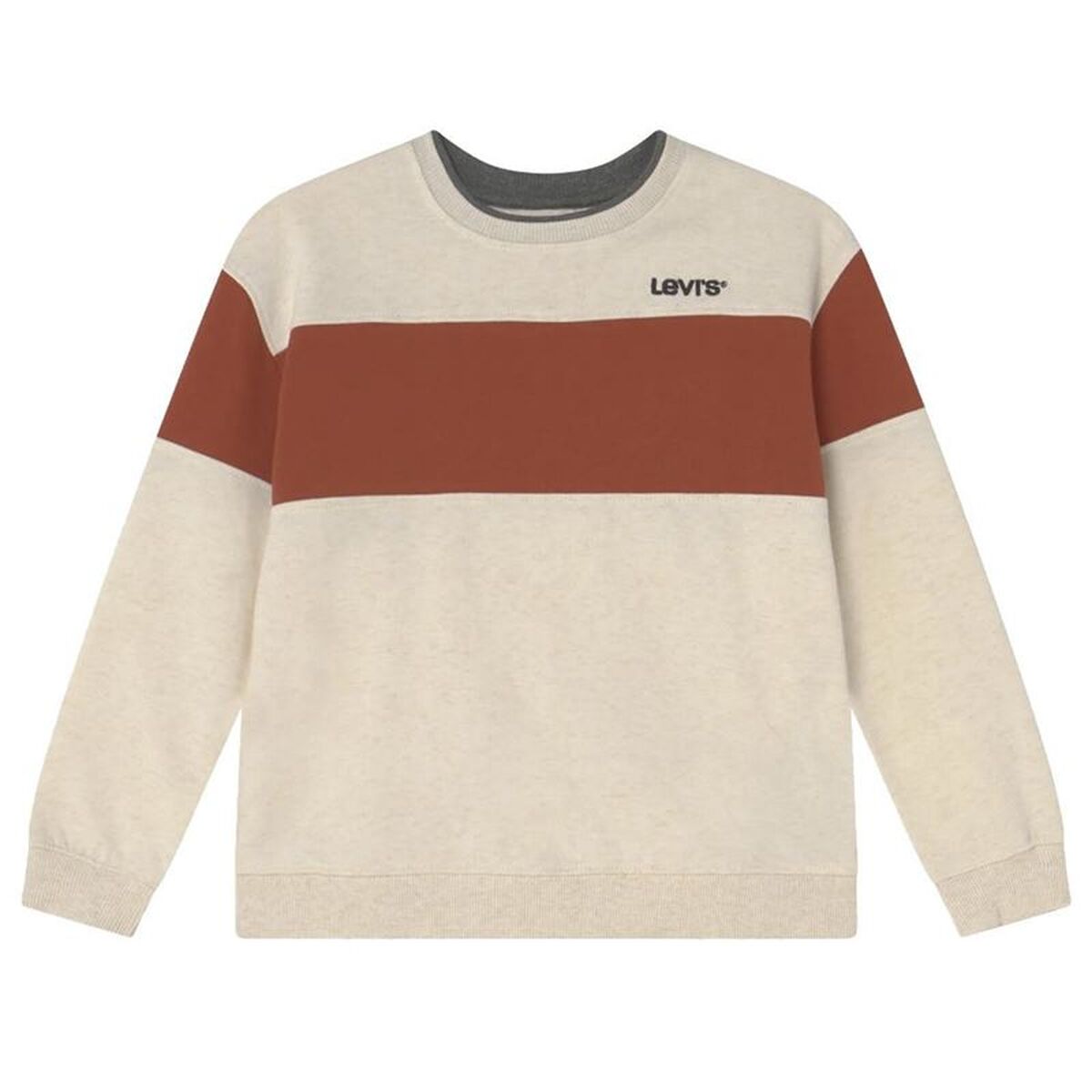 Polar sem Capuz Criança Levi's Colorblock Crewneck Amarelo