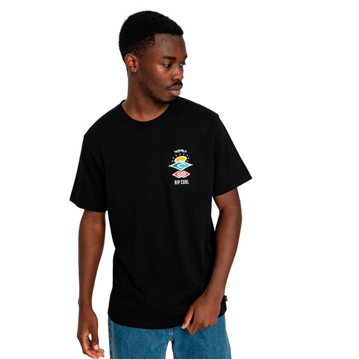 Camisola de Manga Curta Homem Rip Curl 0CBMTE-90 L