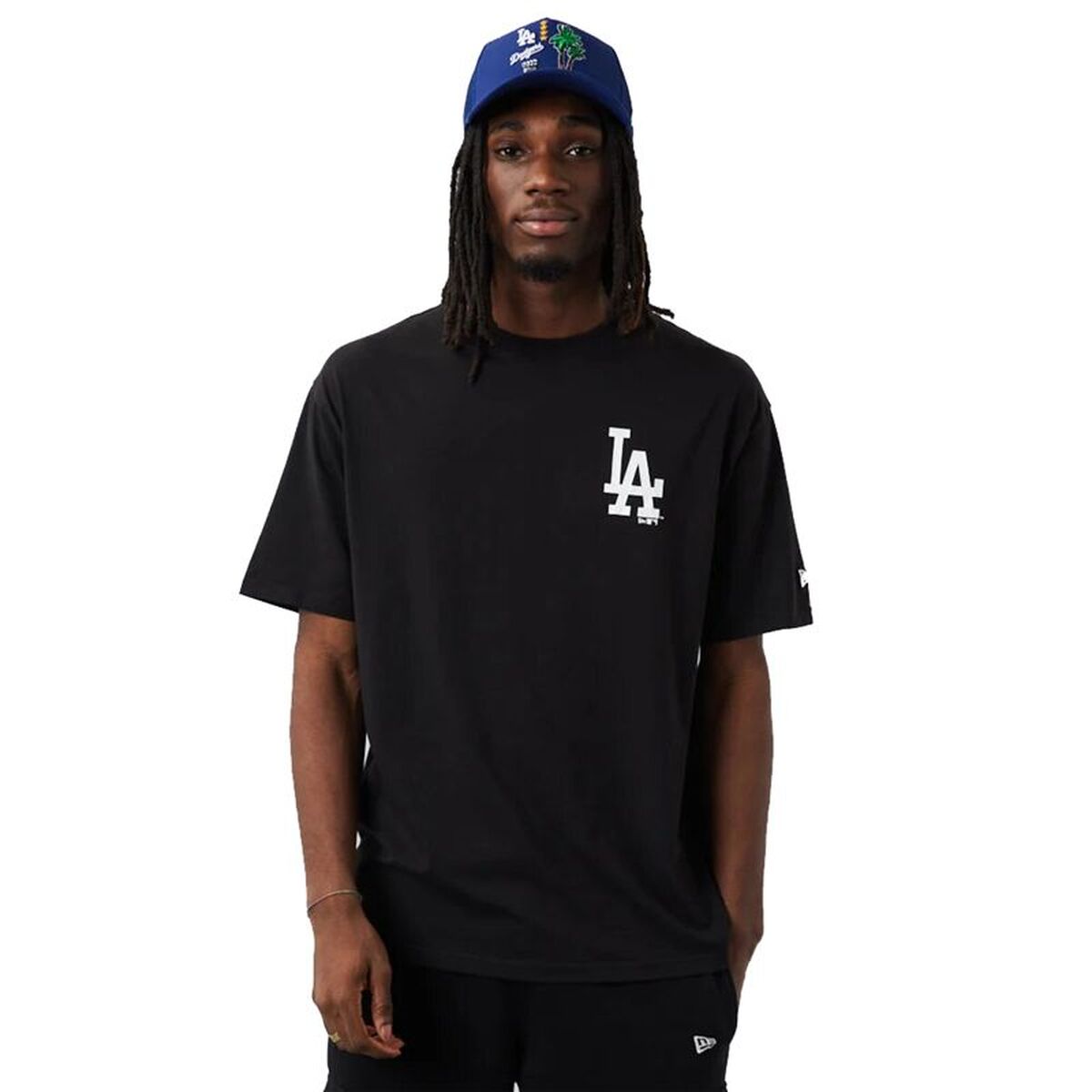 Camisola de Manga Curta Homem New Era 60284732 S Preto