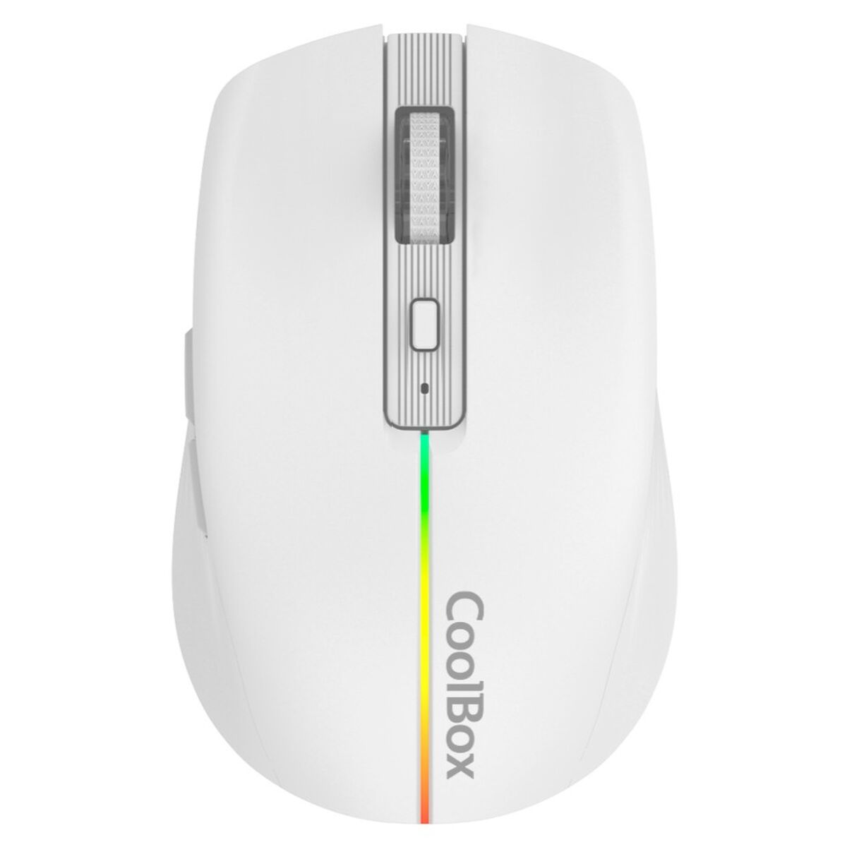 Rato e Tapete Gaming CoolBox W01 Branco 1600 dpi